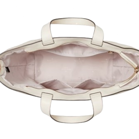 Kate Spade EUC Sherpa Satchel Coin Purse Adjustable Guitar Crossbody Strap - Picture 3 of 10